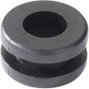 Kábelátvezető gyűrű Ø 8 mm, PVC, fekete, HellermannTyton HV1302-PVC-BK-M1 bélyegkép