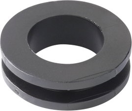Kábelátvezető gyűrű Ø 14 mm, PVC, fekete, HellermannTyton HV1305-PVC-BK-D1