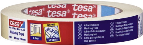 Tesa maszkolószalag, kaucsuk fedő, festőszalag 50 m x 30 mm bézs színű tesa® Maler 04323-78