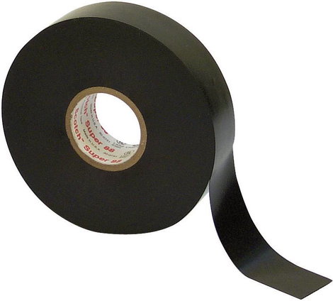 Időjárásálló elektromos szigetelőszalag, 6 m x 19 mm, fekete, 3M Super 88, 80-6101-3952-1