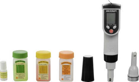 Kombinált vízelemző mérőműszer, vezetőképesség, PH, redox, TDS, sótartalom és hőmérséklet mérő, Volt 2. kép