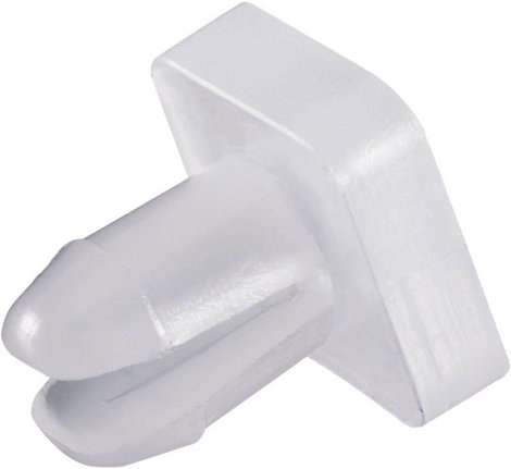 PB Fastener Bepattintós anya 212-0013-000 (Ø x Y x L x h) mm 9,5 x 6,9 x 8,3 x 1,2 PA 6.6 Natúr