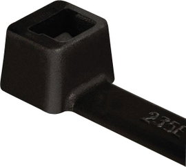 Kábelkötegelő készlet, időjárásálló, 100 x 2,5 mm, fekete, 100 db, HellermannTyton 111-01960 T18R-W-