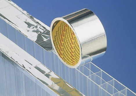 Alumínium ragasztószalag, lágy alumínium szalag 55 m x 25 mm 3M 425 2. kép