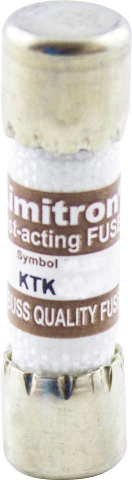 Bussmann by Eaton KTK 10 A KTK 10 A Üvegcsöves biztosíték (Ø x H) 10.3 mm x 38 mm 10 A 600 V Szuperg