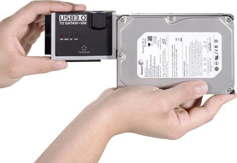Átalakító USB 3.0-ról IDE+SATA-ra, Renkforce 2. kép