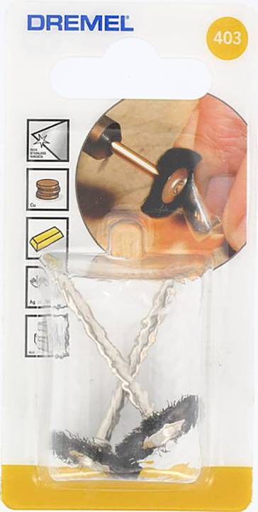 Csiszolókorong, drótkorong készlet, Ø 3.2 mm, 2 db, Dremel 26150403JA 3. kép