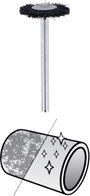 Csiszolókorong, drótkorong készlet, Ø 3.2 mm, 2 db, Dremel 26150403JA 4. bélyegkép