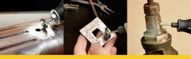 Drótkefe készlet, Dremel 26150428JA Szár átmérő 3.2 mm 2 db