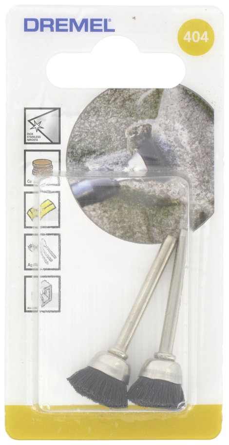 Csiszolókorong, drótkorong készlet, Ø 3.2 mm, 2 db, Dremel 26150404JA 2. kép