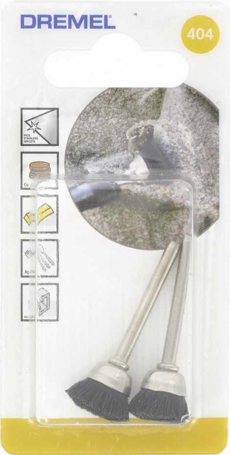 Csiszolókorong, drótkorong készlet, Ø 3.2 mm, 2 db, Dremel 26150404JA 4. kép