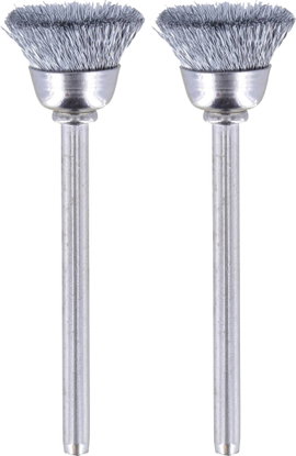 Drótkefe készlet, Dremel 26150442JA Szár átmérő 3.2 mm 2 db