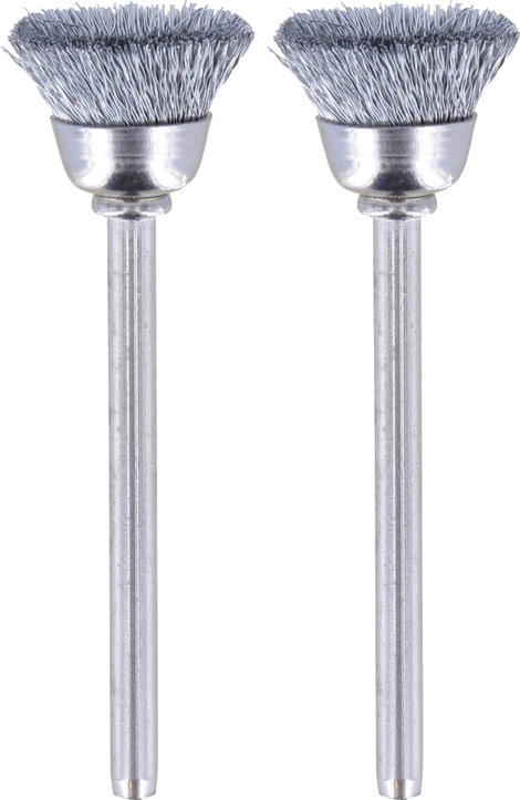 Drótkefe készlet, Dremel 26150442JA Szár átmérő 3.2 mm 2 db