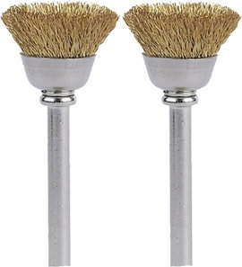 Dremel sárgaréz kefe, csiszoló korong 2db-os készlet Ø 3.2 mm Dremel 26150536JA
