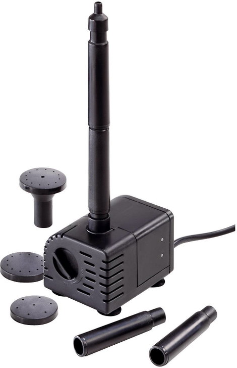 Tó szivattyú, kisfeszültségű 0,7 - 0,9 m, 240 - 330 l/óra, 6...9 V/DC, Esotec Palermo 101756