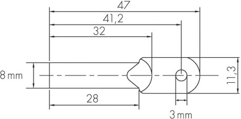 Hőmérséklet érzékelő, fém, H-Tronic 3. kép
