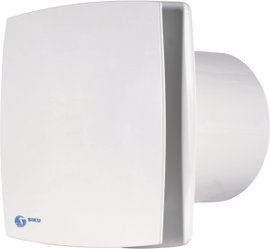 Fali és mennyezeti szellőző ventilátor, Ø 100 mm, fehér, SIKU 30204