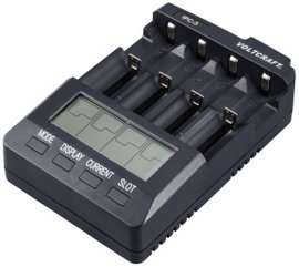 Ceruza AA, mikroceruza AAA automata akkumulátor töltő, regeneráló hengeres akkukhoz Voltcraft IPC-3