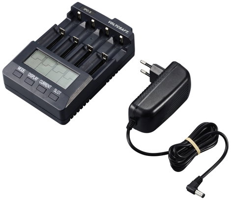Ceruza AA, mikroceruza AAA automata akkumulátor töltő, regeneráló hengeres akkukhoz Voltcraft IPC-3 4. kép