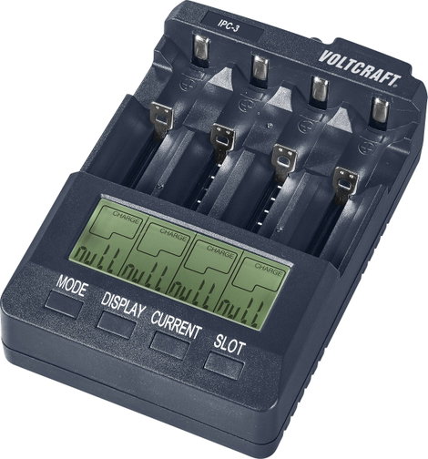 Ceruza AA, mikroceruza AAA automata akkumulátor töltő, regeneráló hengeres akkukhoz Voltcraft IPC-3 5. kép