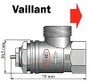 Adapter Vaillant radiátorszelephez 30,5 mm, 700 100 001 2. bélyegkép