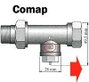 Adapter Comap radiátorszelephez M28x1,5, 700 100 007 3. bélyegkép