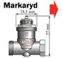 Adapter Markaryd radiátorszelephez M28x1,5, 700 100 010 2. bélyegkép