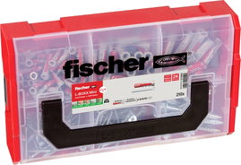 Fischer tipli, dübelkészlet, csavarokkal 210 részes Fischer 535969 FIXtrainer DUOPOWER