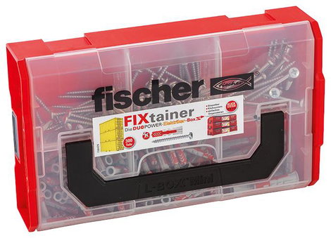 Fischer tipli, dübelkészlet, csavarokkal 300 részes Fischer 535970 FIXtrainer DUOPOWER