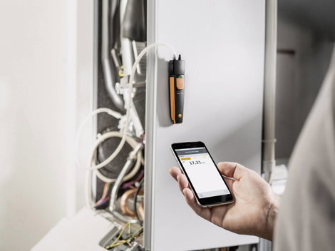 Bluetoothos differenciál nyomásmérő műszer okostelefonhoz, Testo 510i Smart 4. kép