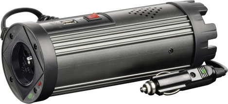 Szivargyújtós inverter, USB-vel Francia aljzattal 24 V/DC 21 - 30 V/DC 150W VOLTCRAFT MSW 150-24-F