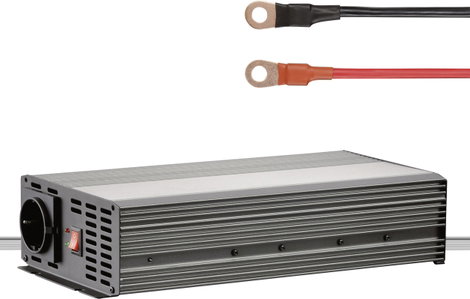 Szinuszos inverter USB-vel 24 VDC 1000W, Voltcraft PSW 1000-24-G 5. kép