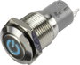 Nyomógomb 48 V/DC 2A Tru Components LAS2GQF-11ZDT/B/12V/S/P bélyegkép