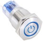 Nyomógomb 48 V/DC 2A Tru Components LAS2GQF-11ET/B/12V/S/P bélyegkép