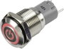 Nyomógomb 48 V/DC 2A Tru Components LAS2GQF-11ZET/R/12V/S/P bélyegkép