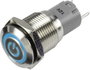 Nyomógomb 48 V/DC 2A Tru Components LAS2GQF-11ZET/B/12V/S/P bélyegkép