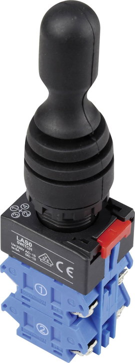 Joystick kapcsoló 250 V/AC, csavaros csatlakozó, IP67 TRU COmPONENTS LAS0-K-40C41