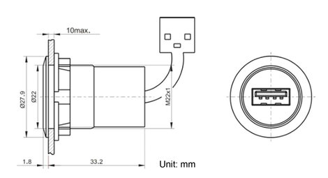 Beépíthető USB aljzat, USB 3.0 aljzat A, USB 3.0 dugó A, Tru Components USB-12-BK 2. kép
