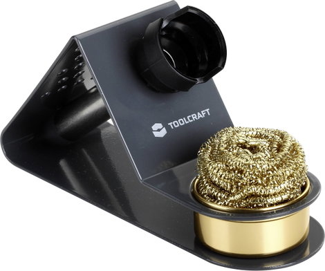 Forrasztópáka tartó, pákahegy tisztító sodrattal TOOLCRAFT ZD-10W 2. kép