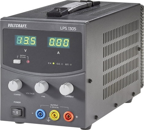Szabályozható lineáris labortápegység 0 - 30 V/DC 0 - 5 A 150W VOLTCRAFT LPS1305 2. kép