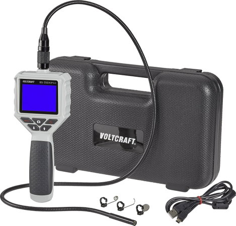 Endoszkóp kamera vízálló szondával Ø 8 mm, hossz 88 cm, VOLTCRAFT BS-350XIPSD 4. kép