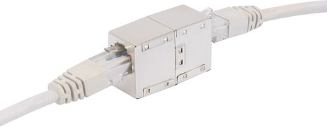 Hálózati kábel toldó adapter CAT 5e [1x RJ45 alj - 1x RJ45 alj] fehér renkforce 2. kép