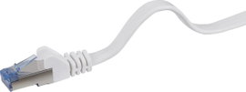 RJ45 Patch kábel, hálózati LAN kábel, hajlékony, tűzálló CAT 6A S/FTP 10 m szürke, Renkforce