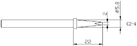 Pákahegy, forrasztóhegy, ceruzahegy formájú Toolcraft 1389205 2. kép
