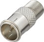 SAT adapter, F alj – F gyorsdugó, renkforce 403366 bélyegkép