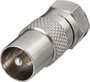 SAT/Antenna adapter, F dugó – koax dugó, renkforce 403368 2. bélyegkép