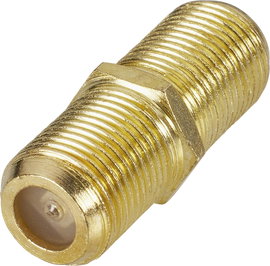 SAT adapter, aranyozott, F alj – F alj, renkforce 403377