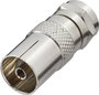 SAT/Antenna adapter, F dugó – koax alj, renkforce 403381 bélyegkép