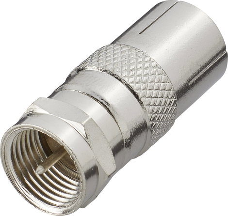 SAT/Antenna adapter, F dugó – koax alj, renkforce 403381 2. kép