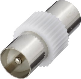 Antenna adapter, fém, koax dugó – koax dugó, renkforce